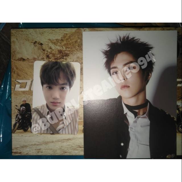 PC Photocard Kai DMUMT andante.ver Postcard Xiumin JGN DI CHECKOUT DULU