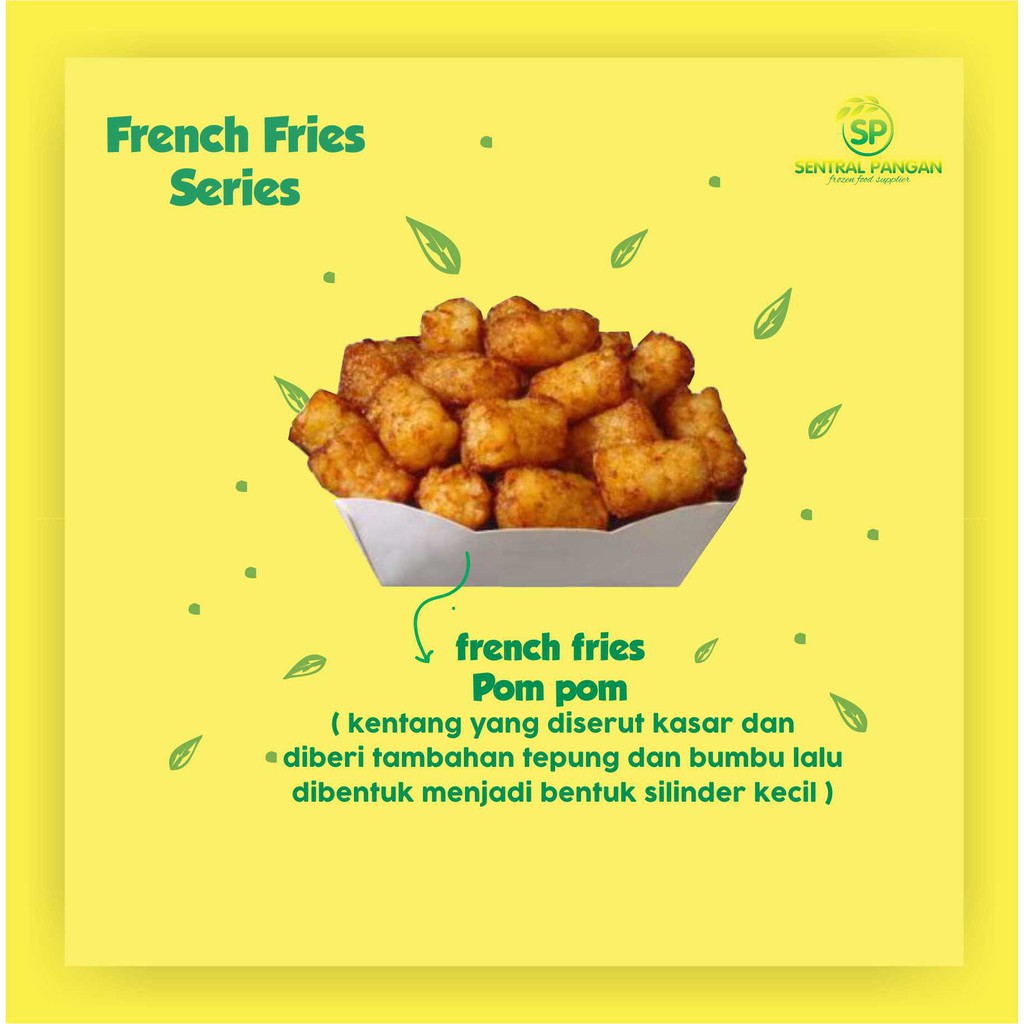 

FRENCH FRIES pompom 2kg