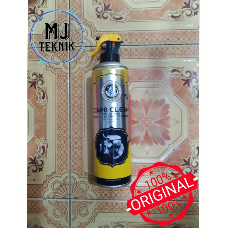 Carb Clean MEGACOOLS Pembersih Karburator dan Injeksi 500ml Asli Original