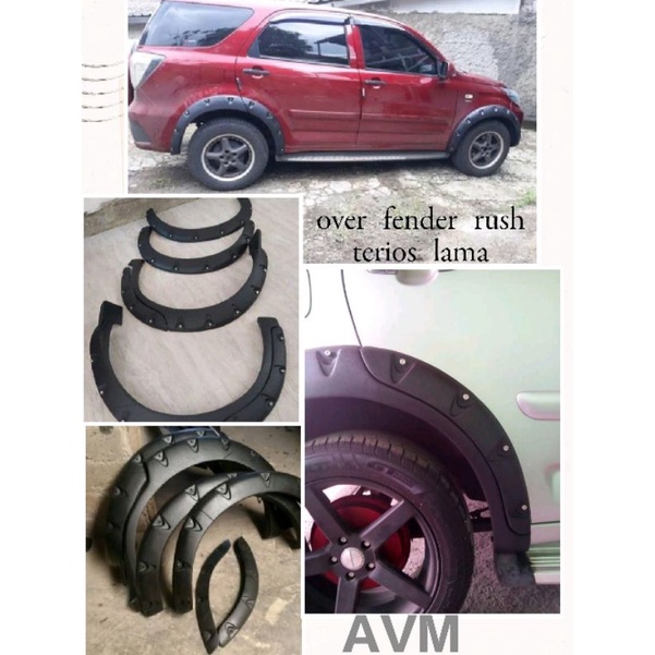 over fender rush terios lama