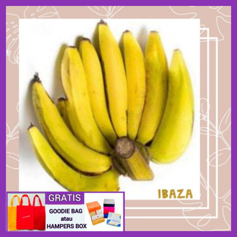 

PISANG AMBON 1sisir Buah Segar Pisang Ambon IBAZA fruitsBOX