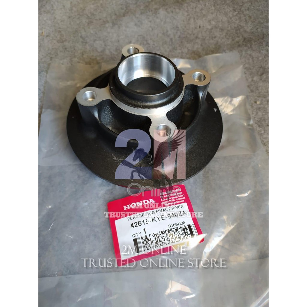 Mdr DUDUKAN NAP GEAR MEGAPRO MONO ORI HITAM AHM 42615-KYE-940ZA