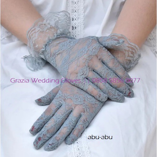 SR20 Sarung tangan pesta sarung tangan pengantin bridal gloves