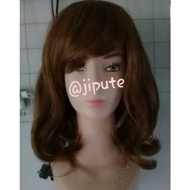 wig rambut asli/human hair 100%