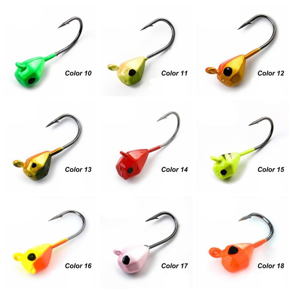 Top 5PCS/Lot Musim Dingin Es Memancing Memikat Kualitas Tinggi Buatan Walleye AD-Sharp