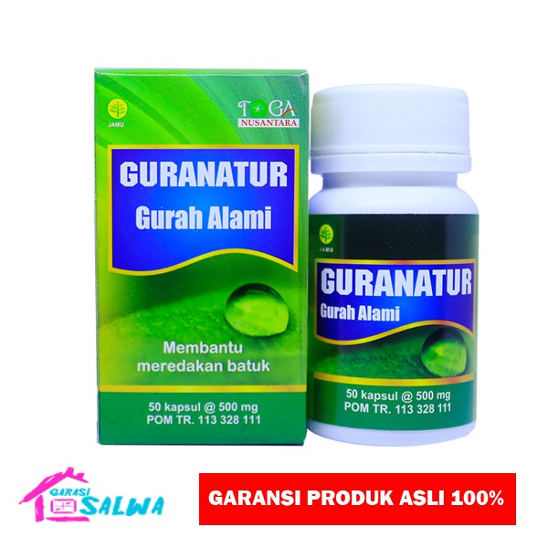 

Kapsul Herbal GURANATUR TOGA Obat Batuk Gurah Alami BPOM