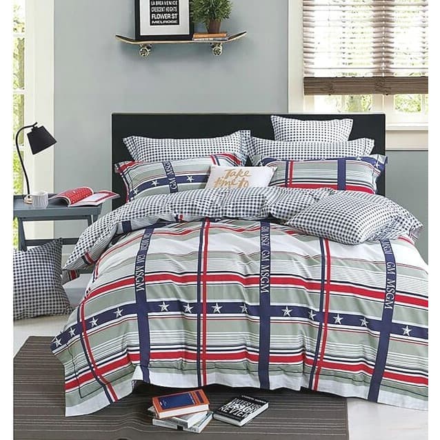 Sprei Katun Jepang Universe | Sprei Satin Jepang