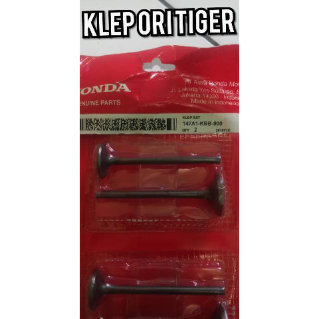 Klep valve payung tiger,megapro,gl pro neotech AHM ori
