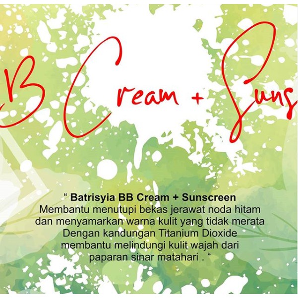 Batrisyia BB Cream Sunscreen Glowing Ivory 30ml