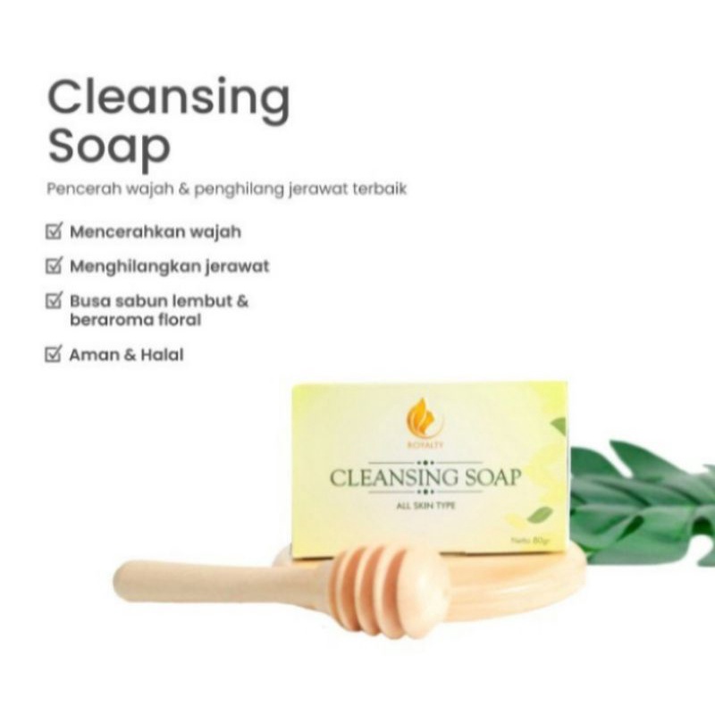 ROYALTY CLEANSING SOAP | SABUN WAJAH GLOWING |