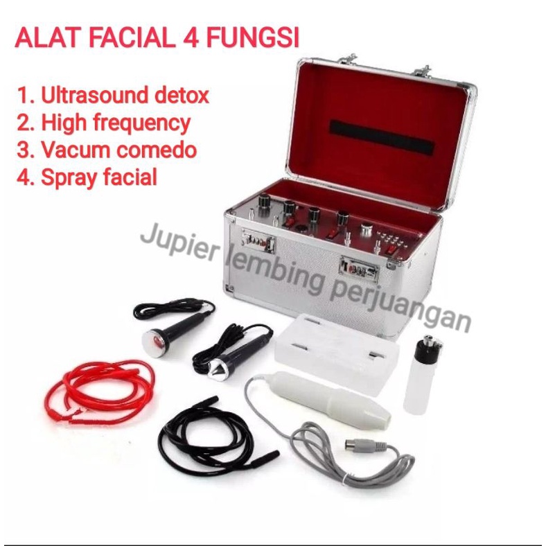 4in1 Alat facial 4 fungsi Hf Ultrasound vacum dan spray