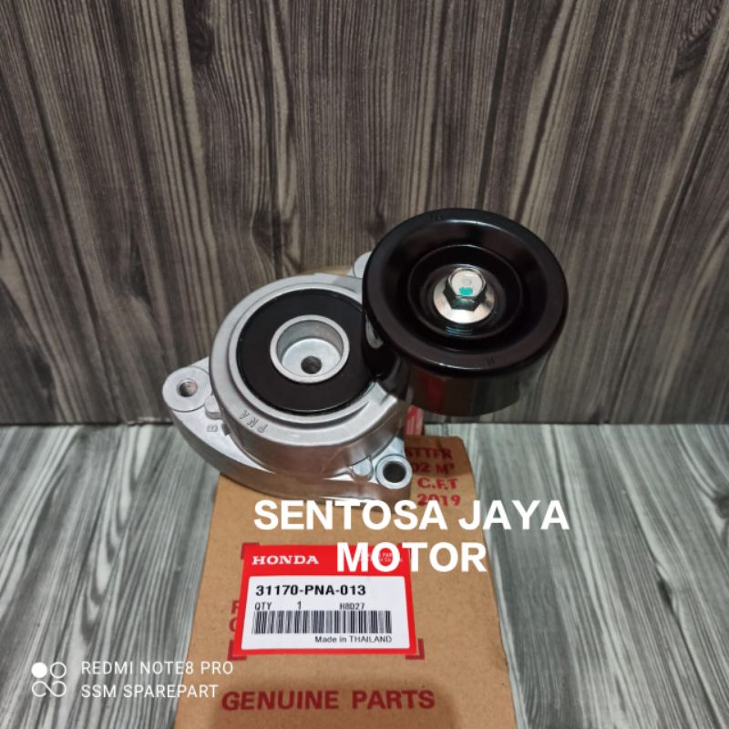 TENSIONER FAN BELT ASSY HONDA CR-V RD GEN 2 GEN 3 2.4CC GEN 4 2.4CC NEW CIVIC 2.0CC STREAM 2.0 ORIGINAL