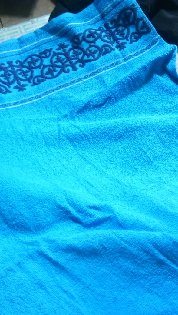 Handuk Jumbo Katun Daya Serap Tinggi Uk 73x143cm Motif Batik Bordir.bagus Banget