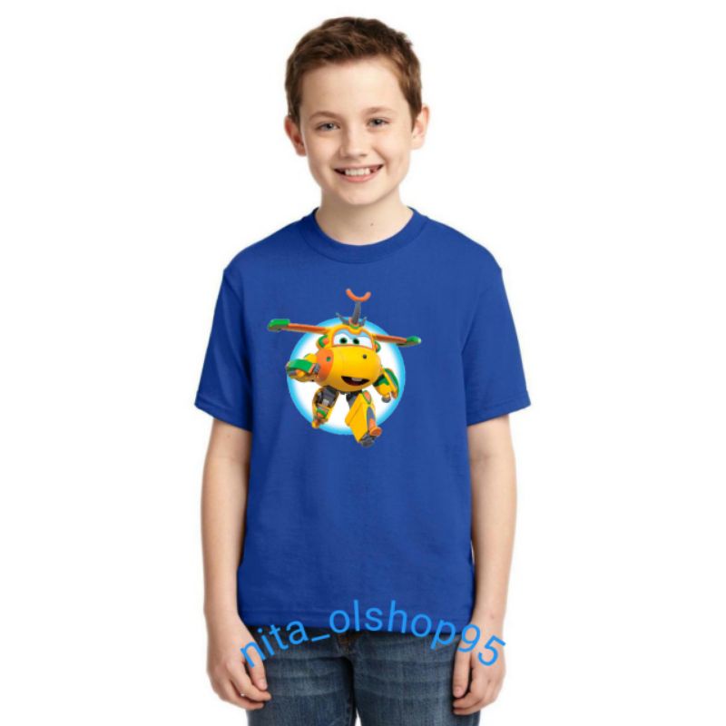 baju superwings baju anak karakter baju super wings