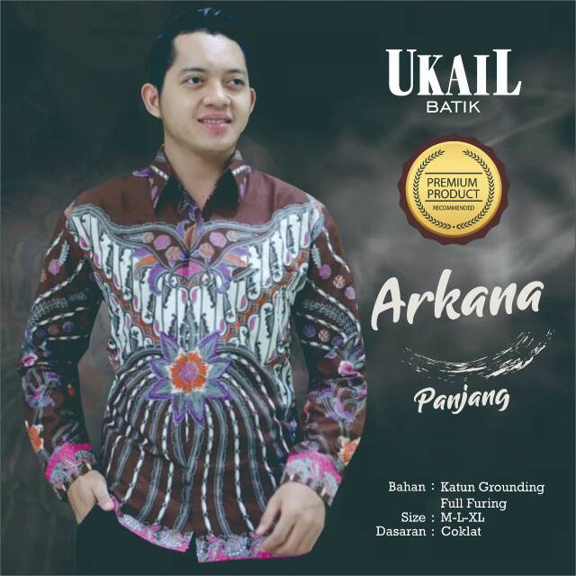 ARKANA.Kemeja Batik Pria Modern