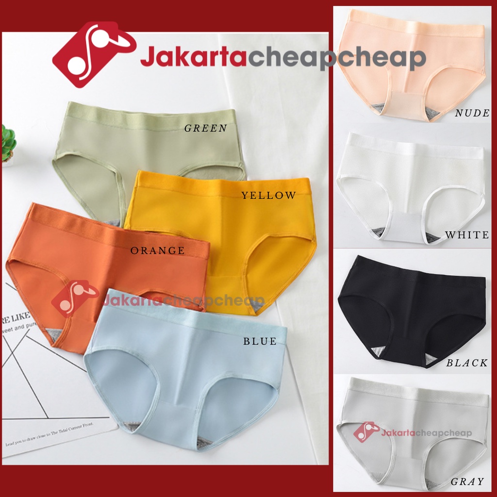 JC105 Celana Dalam Wanita Seamless Panty Cewek Nyaman Anti Nyeplak