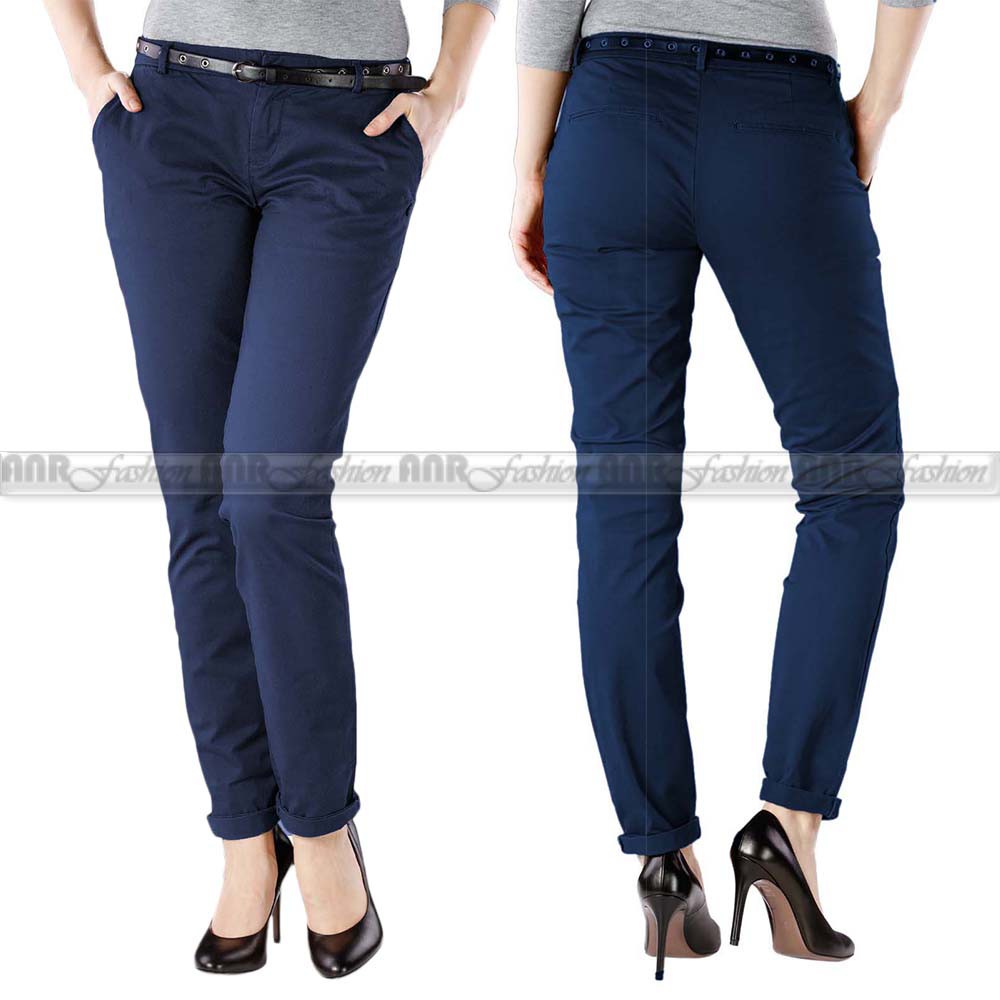 Celana Panjang Slimfit Skinny Chino/Cino/Chinos Wanita/Cewek Murah Berkualitas - Krem/Abu/Hitam/Navy