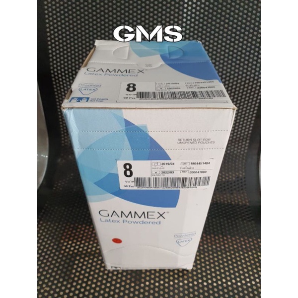 Sarung Tangan Steril Ansell Gammex Per Box isi 50 Pasang