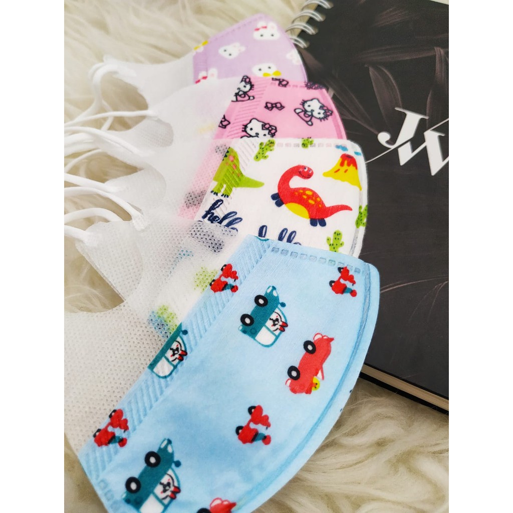 Masker Anak Duckbill KN95 Karakter 3ply Duckbill Earloop 2-8 thn PROMO
