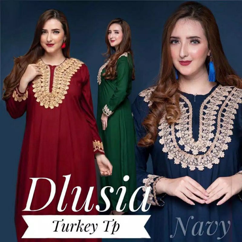 DASTER ARABIAN TURKEY LENGAN PANJANG / BUSUI ARABIAN GAMIS