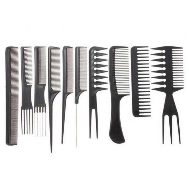 Sisir 1 paket isi 10 sisir pangkas barbershop salon