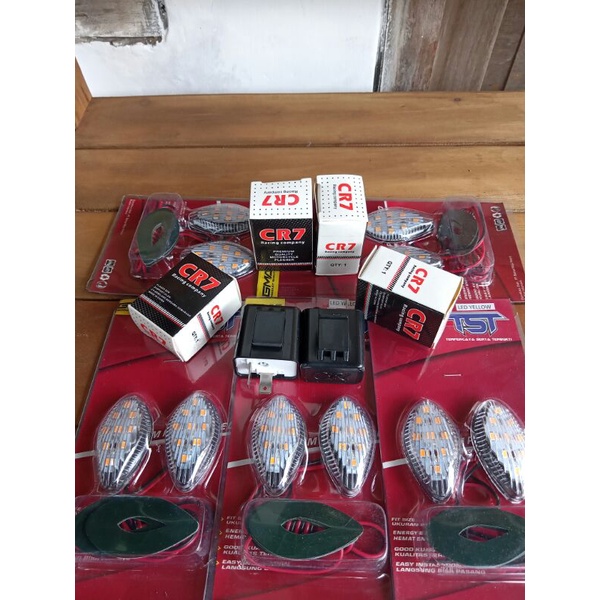 Lampu sein tempel for Mx king Gsx R15 Vixion Xabre Cbr Full Led Anti air lampu sen tempel mx king