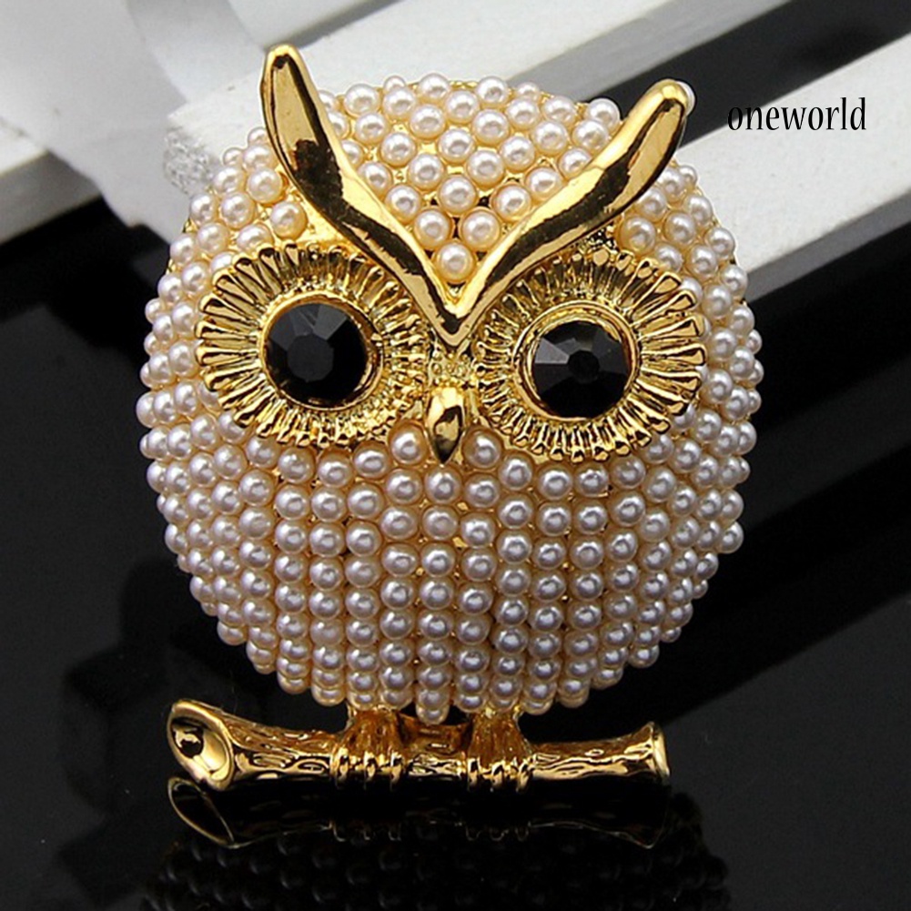 OW@ Hot Lovely Women Owl Animal Brooch Pin Wedding Bridal Brooches Jewelry Xmas Gift