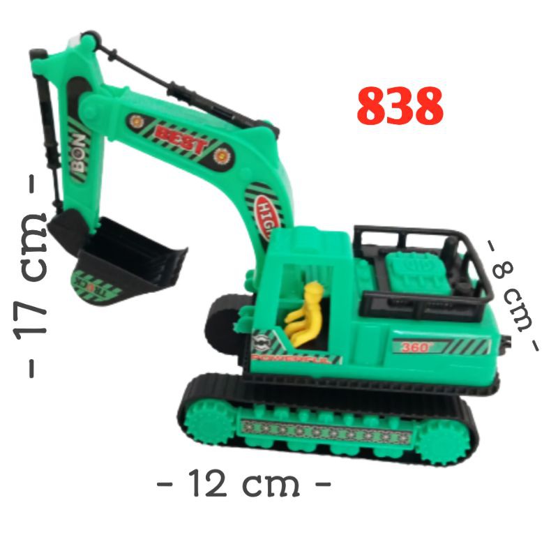 MAINAN MOBIL EXCAVATOR KODE 838