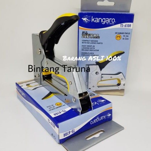 Gun Tacker Kangaro TS-610R Stapler Tembak KANGARO TS-610R Staples Original Produk 100%