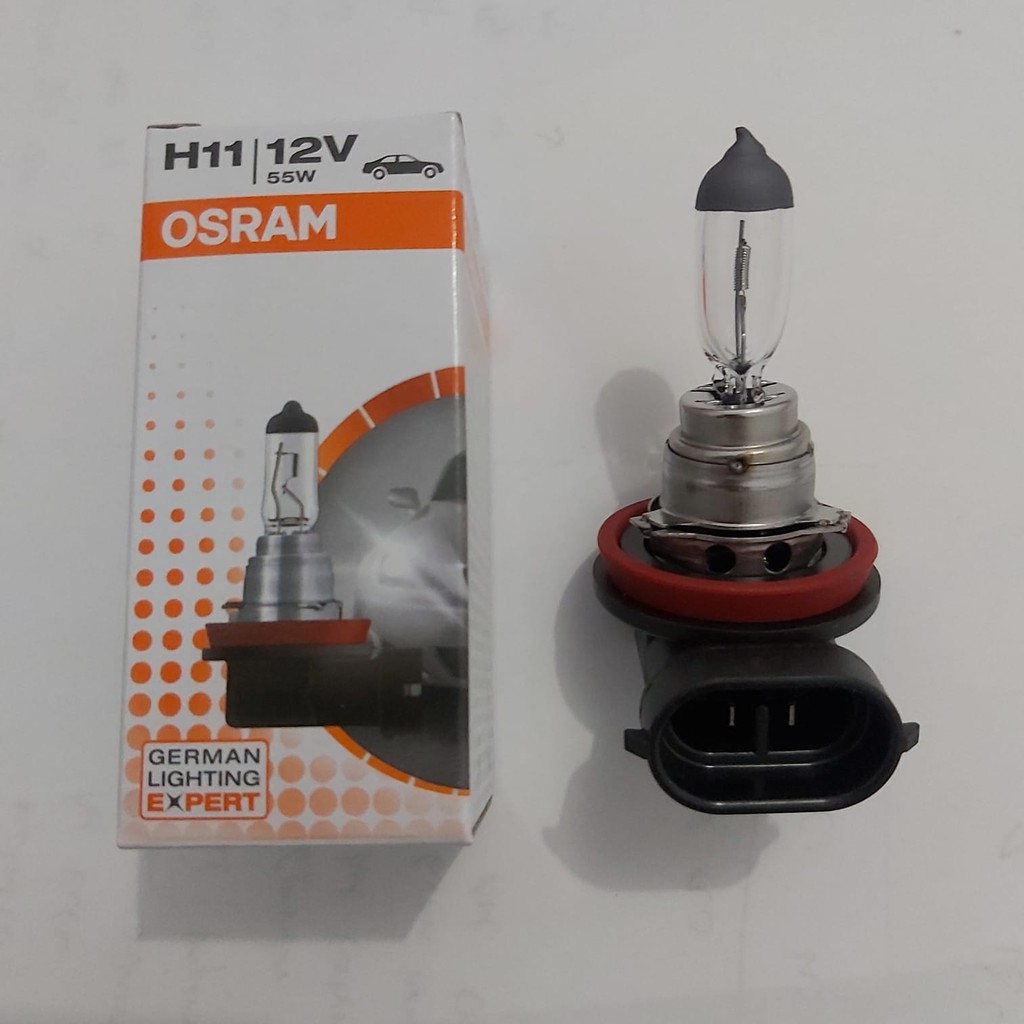 BOHLAM OSRAM H11 / LAMPU FOGLAMP MOBIL H11 12V 55W STANDARD ORIGINAL