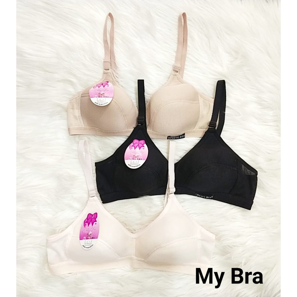 Sport Bra Pakaian Dalam Wanita High Quality Tanpa Kawat dan busa Merk Febby Guffy