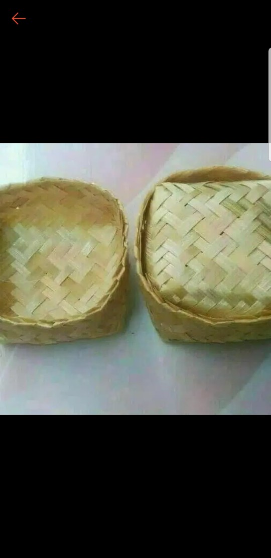 Besek Bambu 20*20*11 Besek Nasi Bambu