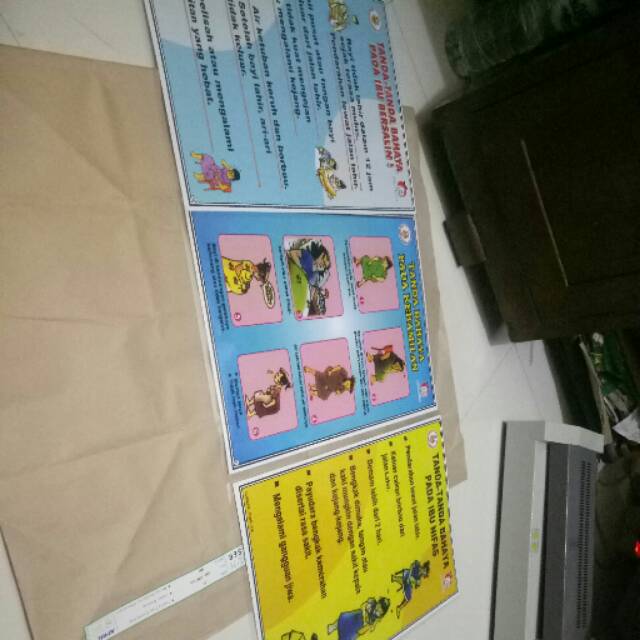 

Poster Tanda Bahaya Bersalin,Kehamilan,Ibu Nifas