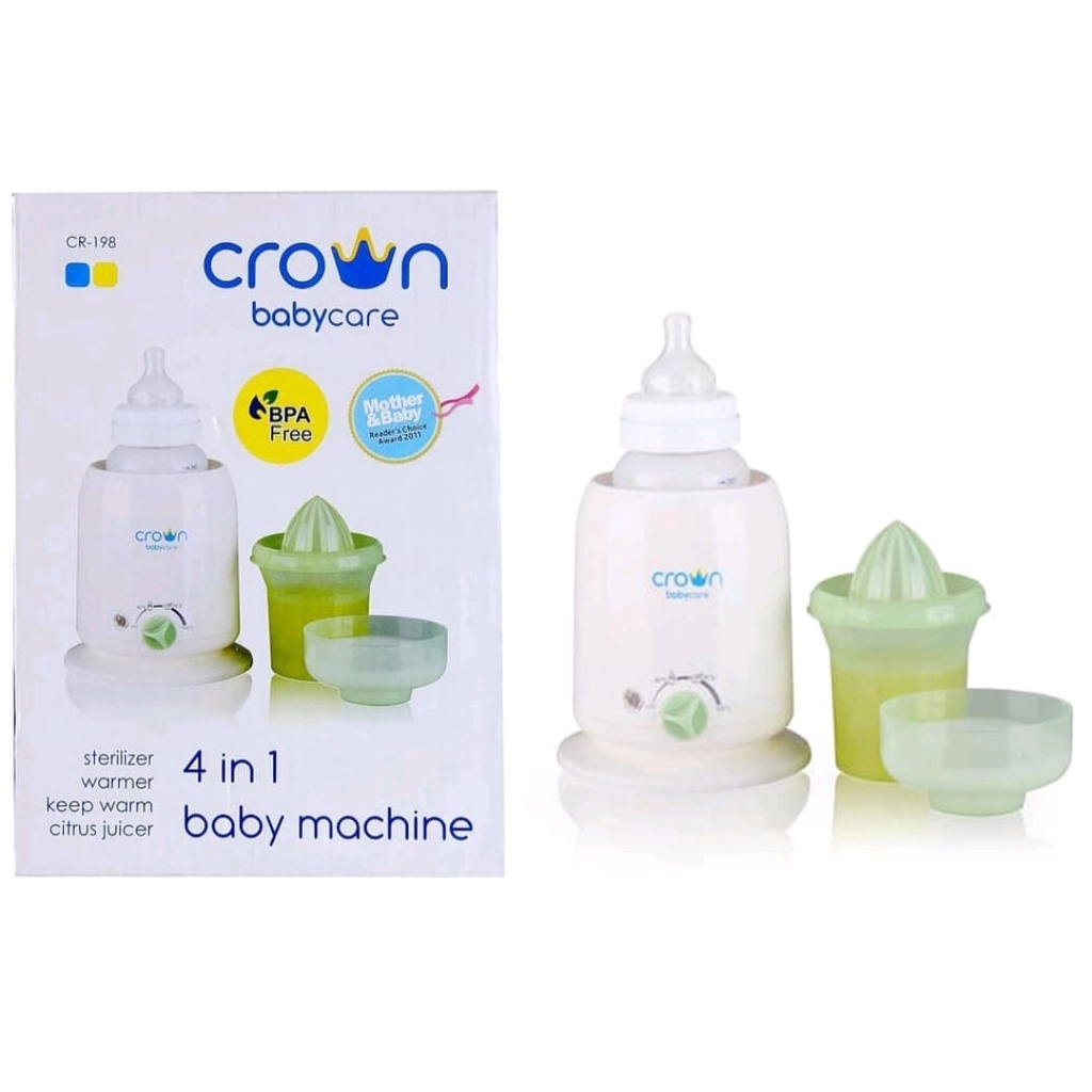 Crown baby Pemanas Penghangat 4 In 1 Botol Susu Asi Makanan Bayi machine+peresan jeruk