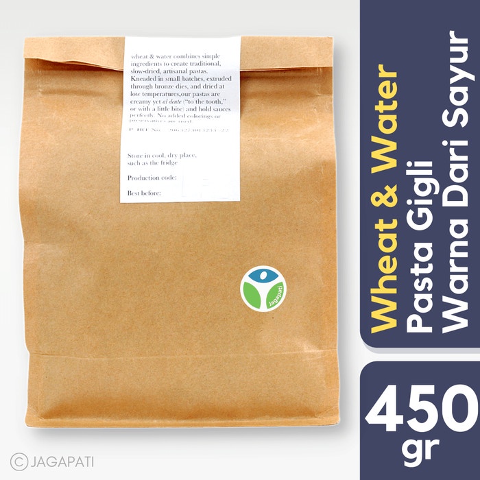

PASTA-ANEKA- WHEAT & WATER - GIGLI RAINBOW MIX PER 450GR - HEALTHY PASTA - ORGANIK -ANEKA-PASTA.