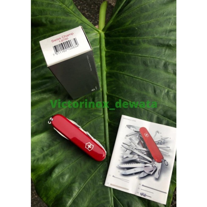 VICTORINOX SWISS CHAMP PISAU LIPAT 1.6795 FCVFD65462