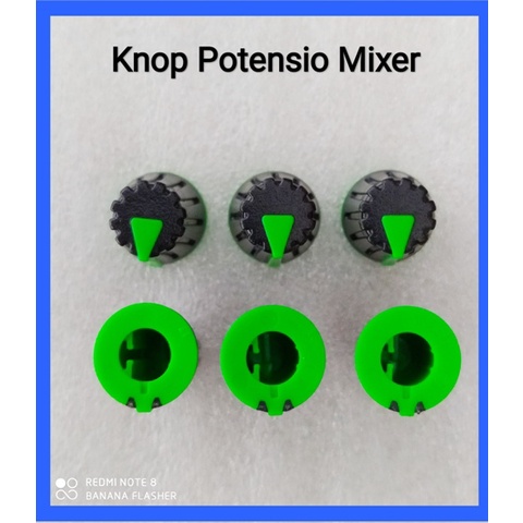 Knop Potensio Mixer Setengah Lingkaran