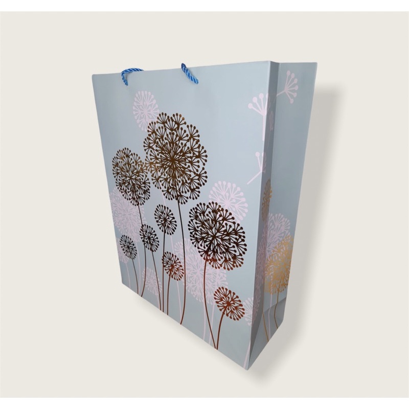 

paperbag goodiebag motif bunga besar premium 31cmx12cmx41cm