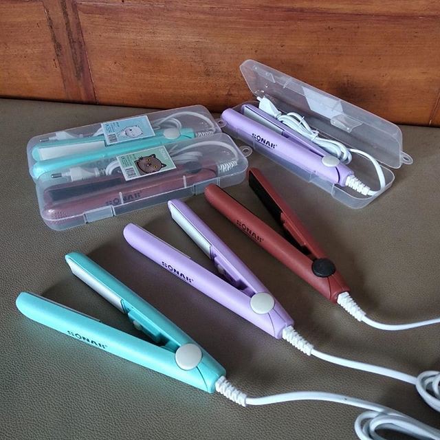 CATOK RAMBUT MINI SONAR SN-228 / MINI HAIR STRAIGHNERENER IRON FOR TRAVELLING