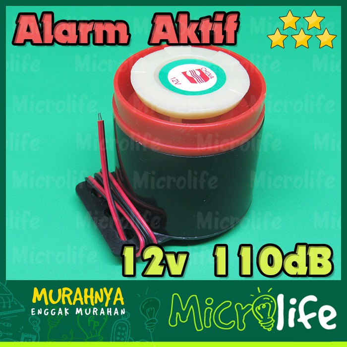 Alarm Aktif Horn Buzzer 12v DC High Decibel Active 110 dB