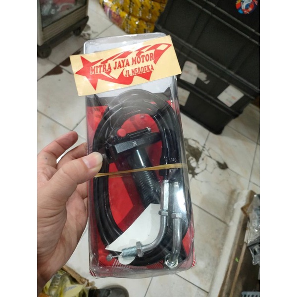 Gas spontan KTC kytaco 2 kabel plus tombol stater Gas spontan ktc racing original