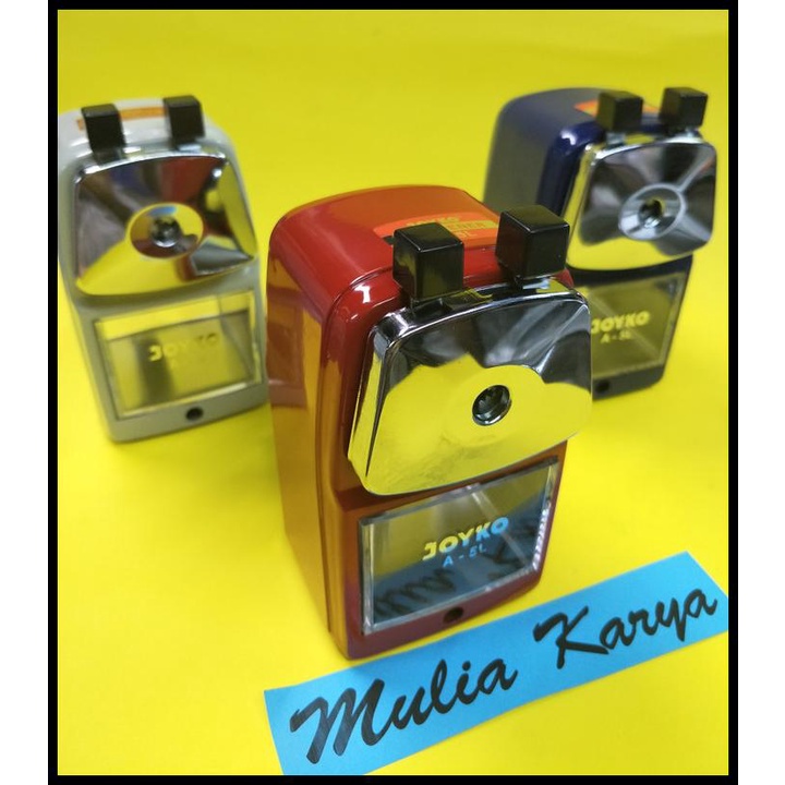 

Vanila | Serutan Pensil Besar / Rautan Meja Joyko A 5 L Besi