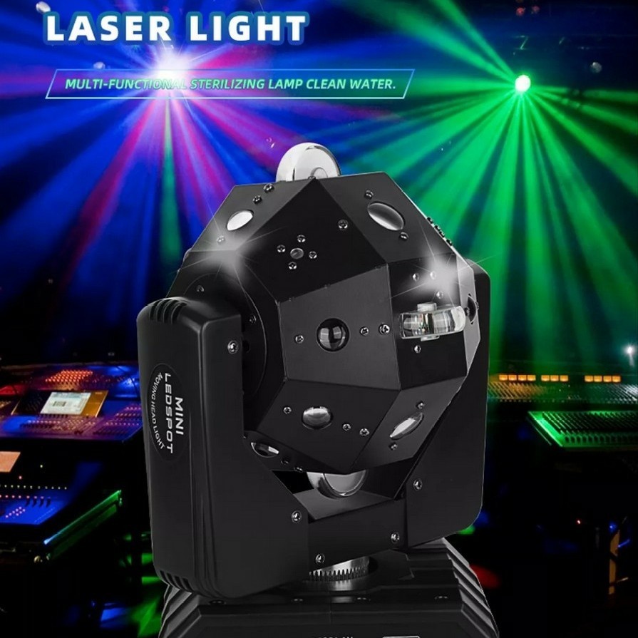 Jual DMX Laser Lights Disco Ball LED Beam Moving Lampu Party Strobe