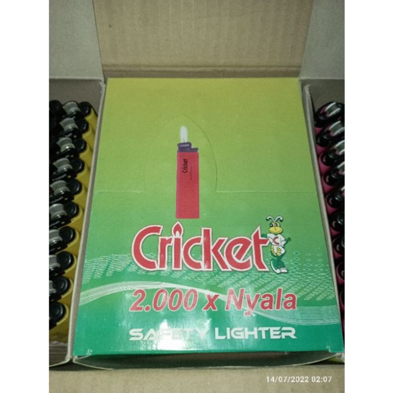 Korek Api Gas CRICKET - BARU (bukan bekas) Promo Murah nyala 2000 x