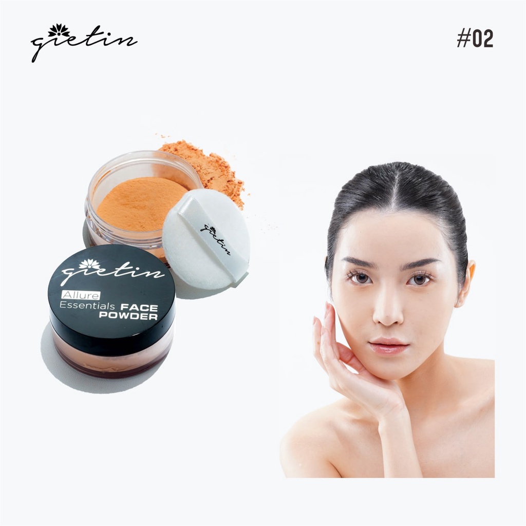 BPOM GIETIN ALLURE ESSENTIALS FACE LOOSE POWDER BEDAK TABUR GT06 [Emperor]