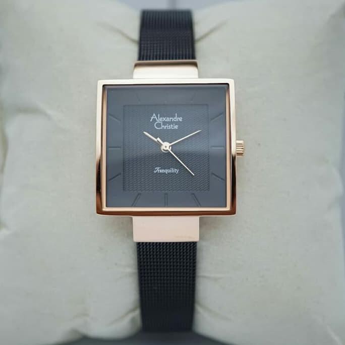 JAM TANGAN ORIGINAL ALEXANDRE CHRISTIE AC 2510 BLACK