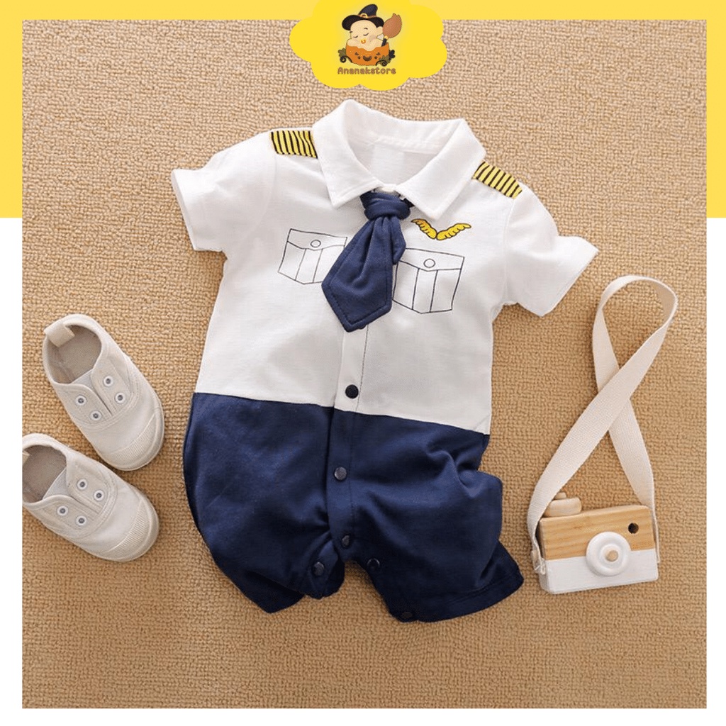 ANANAKSTORE- JUMPER PENDEK BAYI / Baju Bayi 0-24 bulan import Korea BA-642