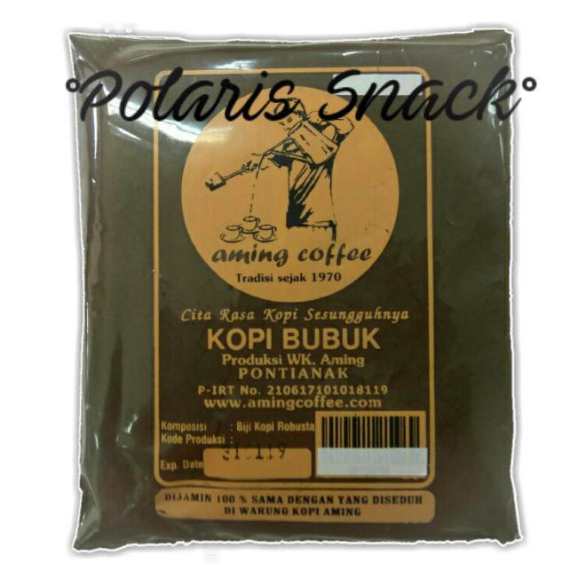 

Promo Akhir Tahun Kopi Bubuk Aming Pontianak 200 Gr / Aming Coffee / Kopi Pontianak Kode 929