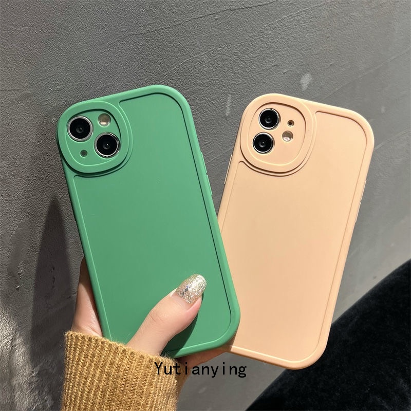 Soft Case Tpu Warna Permen Polos Untuk iPhone 7plus 13 12 11 pro max XR X XS 7 8 plus SE