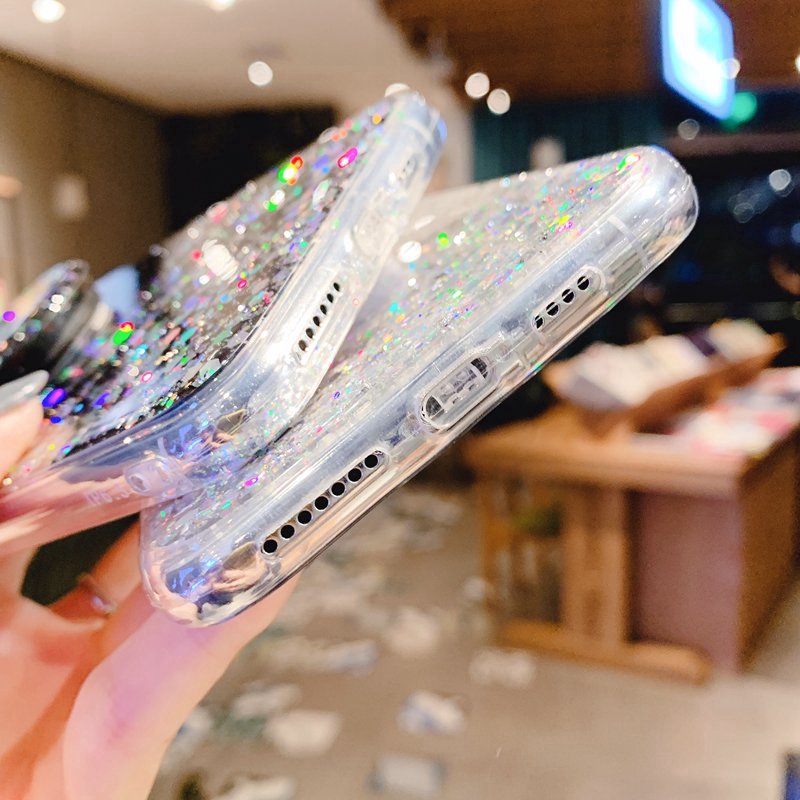 Glitter Casing OPPO Realme C2 C11 A1K Realme 3 5 5S 5i C3 Pro X K3 Redmi Note 8 VIVO Z1 S1 Pro Y11 Y12 Y15 Y17 Soft Case